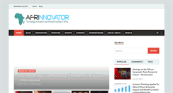 Desktop Screenshot of afrinnovator.com