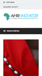 Mobile Screenshot of afrinnovator.com